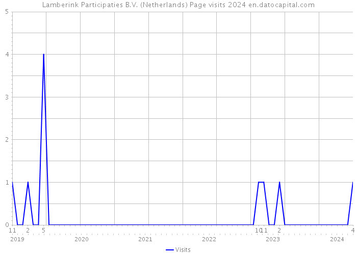 Lamberink Participaties B.V. (Netherlands) Page visits 2024 