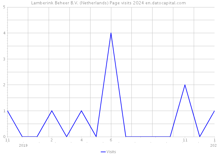 Lamberink Beheer B.V. (Netherlands) Page visits 2024 
