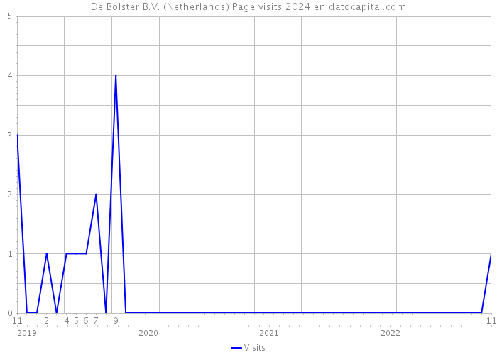 De Bolster B.V. (Netherlands) Page visits 2024 