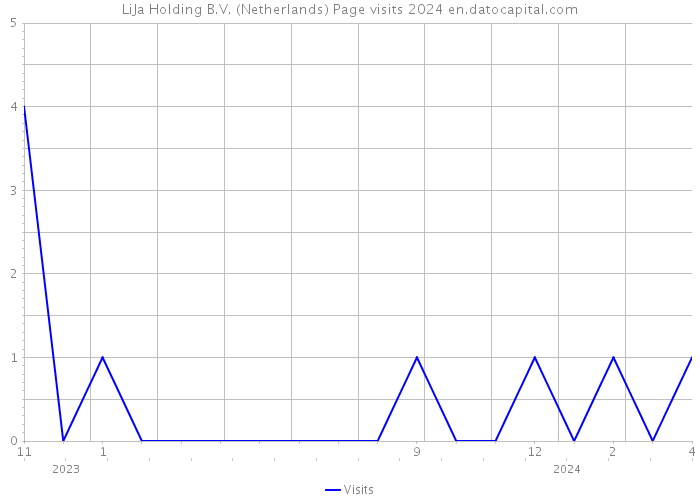 LiJa Holding B.V. (Netherlands) Page visits 2024 