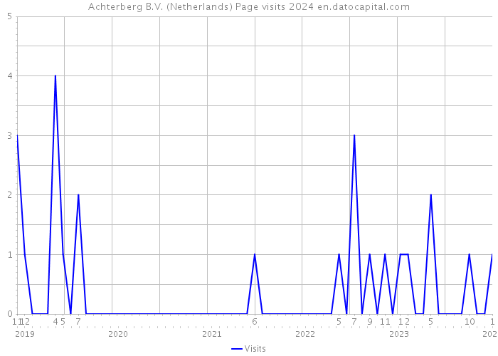 Achterberg B.V. (Netherlands) Page visits 2024 