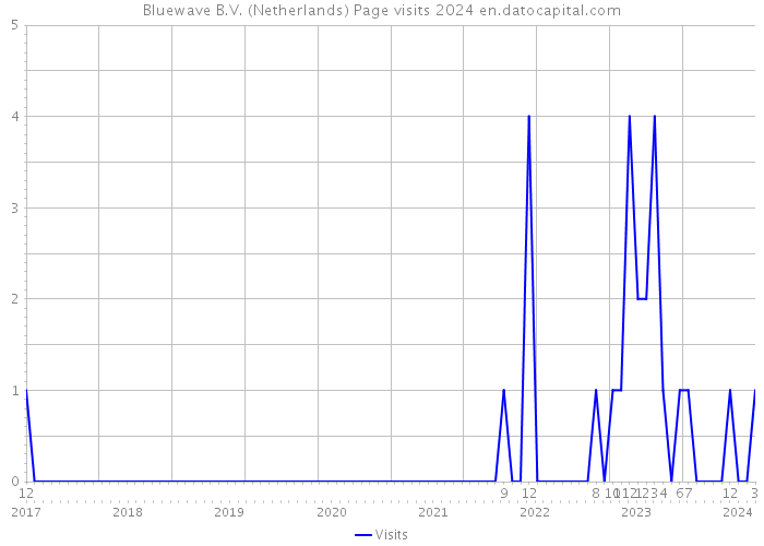 Bluewave B.V. (Netherlands) Page visits 2024 