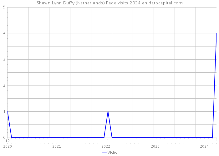Shawn Lynn Duffy (Netherlands) Page visits 2024 