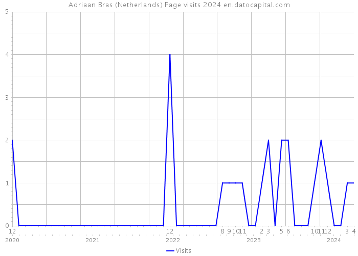 Adriaan Bras (Netherlands) Page visits 2024 