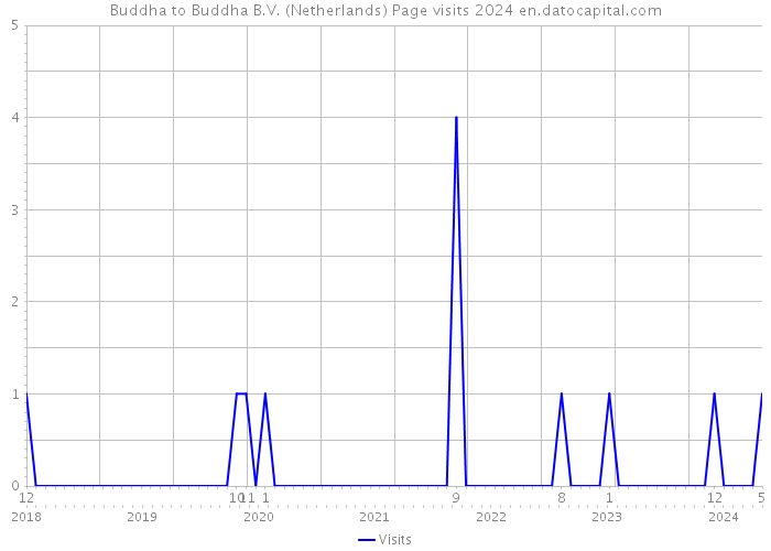 Buddha to Buddha B.V. (Netherlands) Page visits 2024 