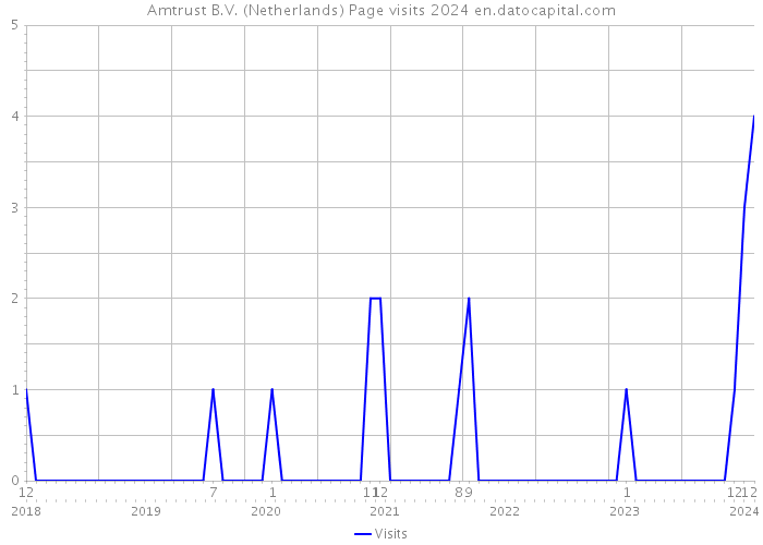 Amtrust B.V. (Netherlands) Page visits 2024 