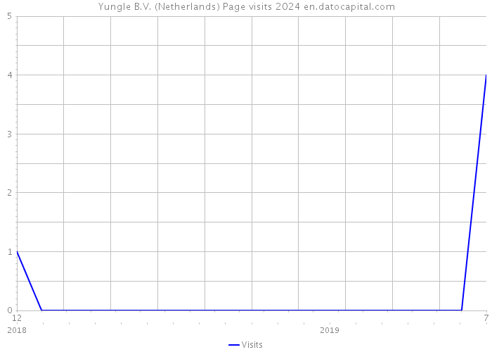 Yungle B.V. (Netherlands) Page visits 2024 