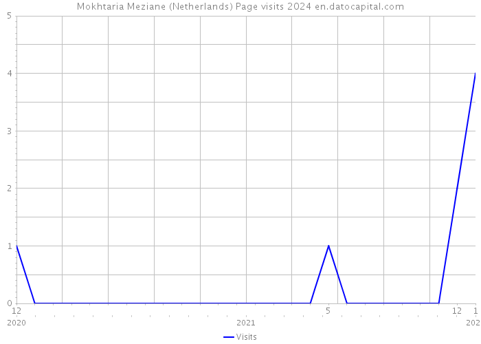 Mokhtaria Meziane (Netherlands) Page visits 2024 