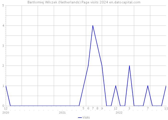 Bartlomiej Wilczek (Netherlands) Page visits 2024 