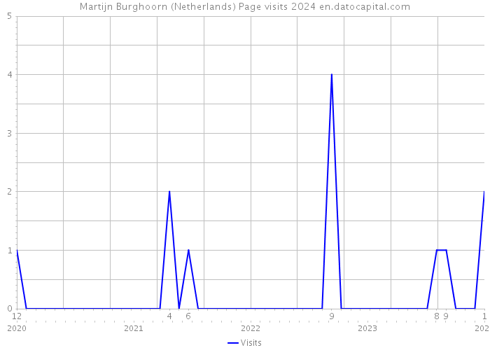 Martijn Burghoorn (Netherlands) Page visits 2024 
