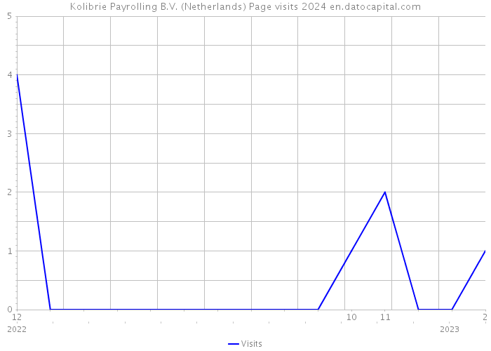 Kolibrie Payrolling B.V. (Netherlands) Page visits 2024 