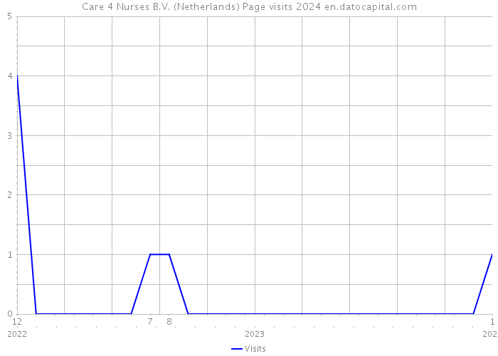 Care 4 Nurses B.V. (Netherlands) Page visits 2024 