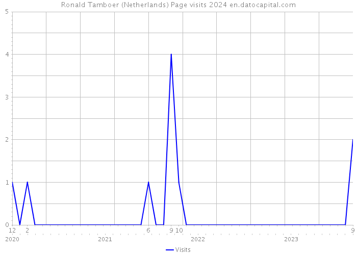 Ronald Tamboer (Netherlands) Page visits 2024 