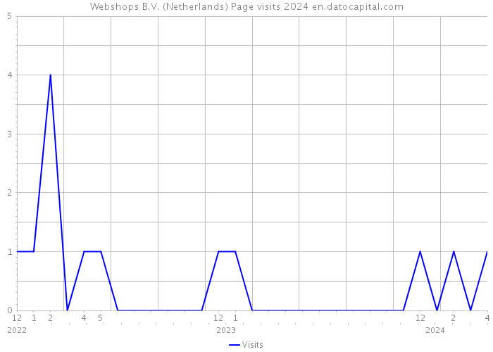 Webshops B.V. (Netherlands) Page visits 2024 
