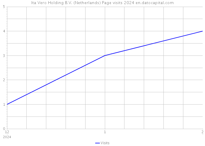 Ita Vero Holding B.V. (Netherlands) Page visits 2024 