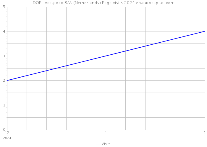 DOPL Vastgoed B.V. (Netherlands) Page visits 2024 