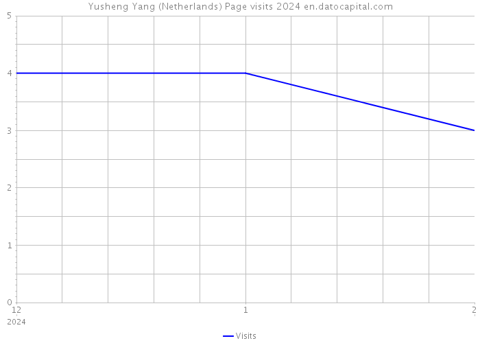 Yusheng Yang (Netherlands) Page visits 2024 
