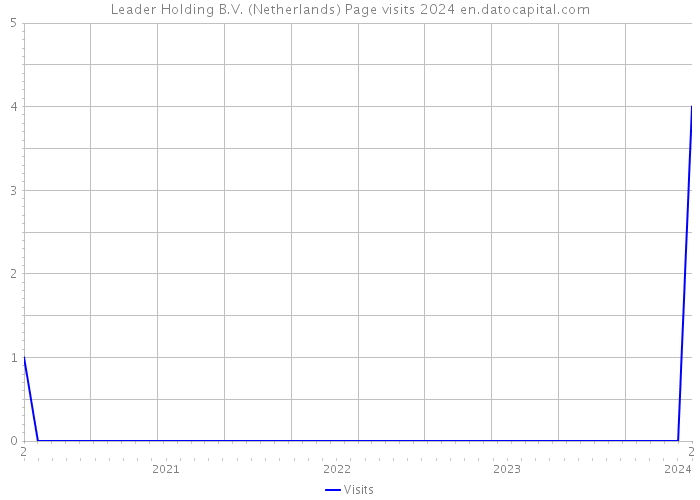 Leader Holding B.V. (Netherlands) Page visits 2024 