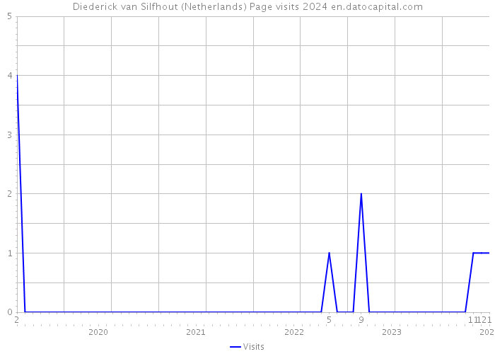 Diederick van Silfhout (Netherlands) Page visits 2024 