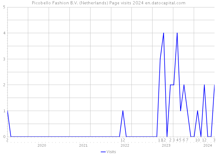 Picobello Fashion B.V. (Netherlands) Page visits 2024 