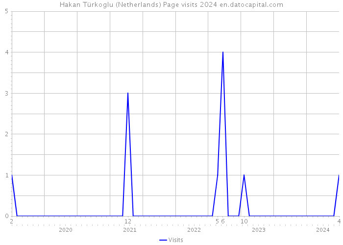 Hakan Türkoglu (Netherlands) Page visits 2024 