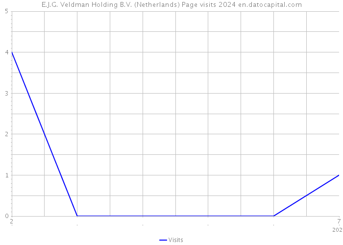 E.J.G. Veldman Holding B.V. (Netherlands) Page visits 2024 