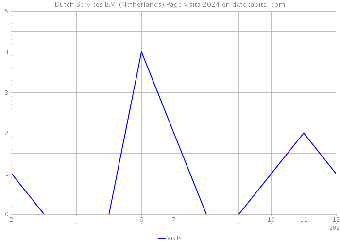 Dutch Services B.V. (Netherlands) Page visits 2024 