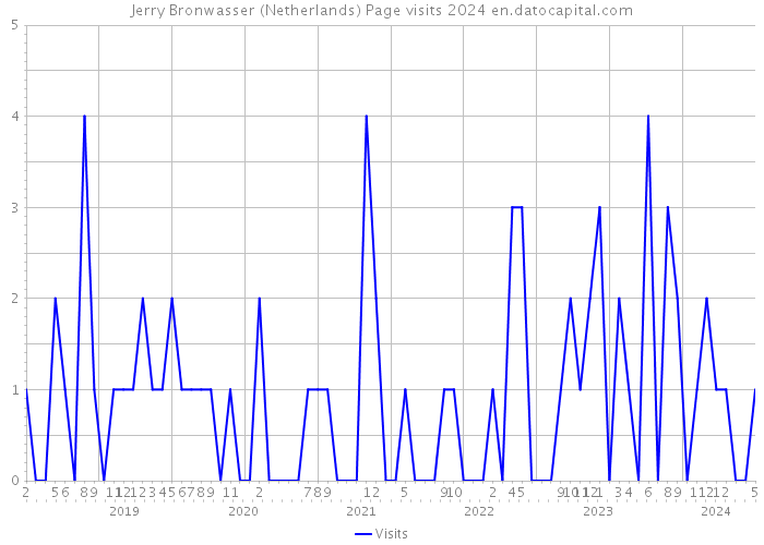 Jerry Bronwasser (Netherlands) Page visits 2024 