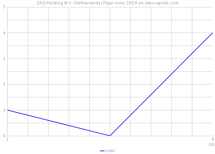 ZAQ Holding B.V. (Netherlands) Page visits 2024 