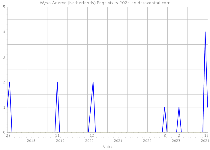 Wybo Anema (Netherlands) Page visits 2024 