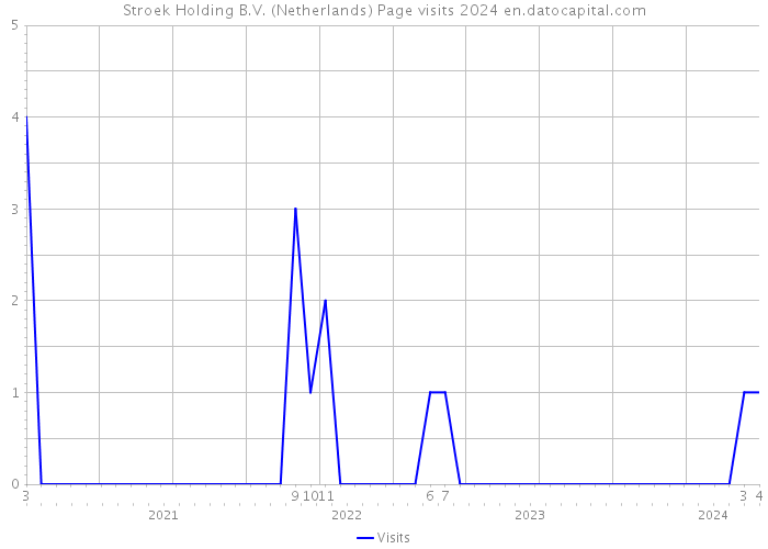 Stroek Holding B.V. (Netherlands) Page visits 2024 