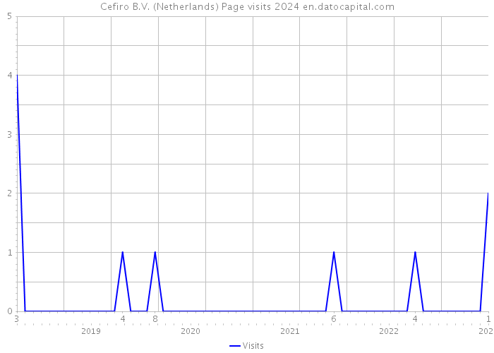 Cefiro B.V. (Netherlands) Page visits 2024 
