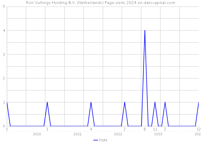 Ron Vullings Holding B.V. (Netherlands) Page visits 2024 