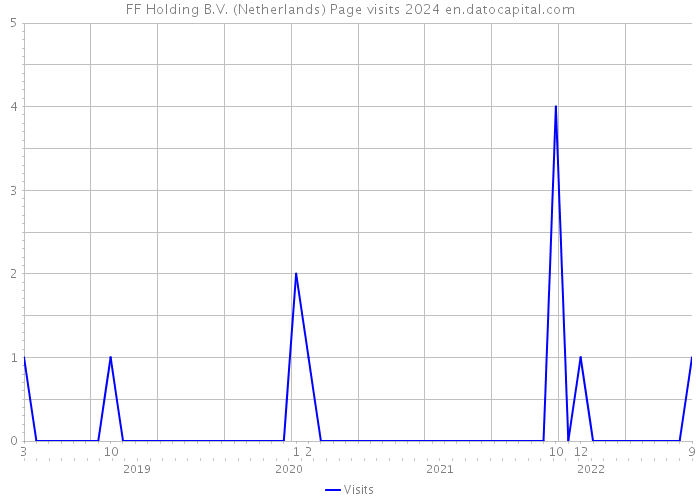 FF Holding B.V. (Netherlands) Page visits 2024 