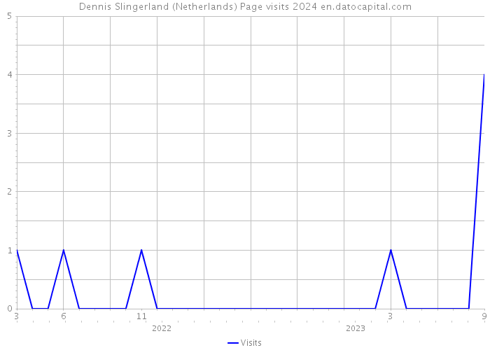 Dennis Slingerland (Netherlands) Page visits 2024 