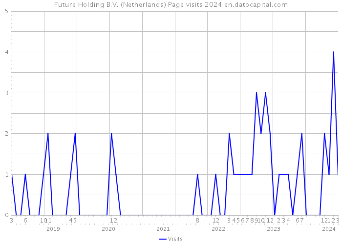 Future Holding B.V. (Netherlands) Page visits 2024 