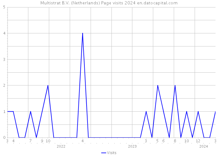 Multistrat B.V. (Netherlands) Page visits 2024 