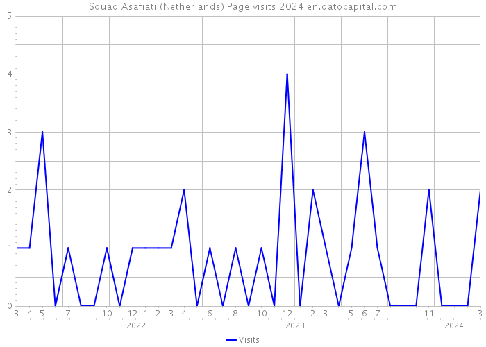 Souad Asafiati (Netherlands) Page visits 2024 