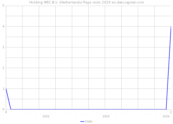Holding WSC B.V. (Netherlands) Page visits 2024 