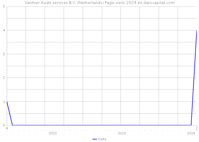 Vanhier Audit services B.V. (Netherlands) Page visits 2024 