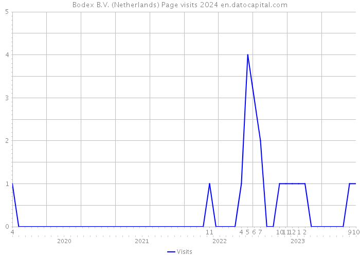 Bodex B.V. (Netherlands) Page visits 2024 