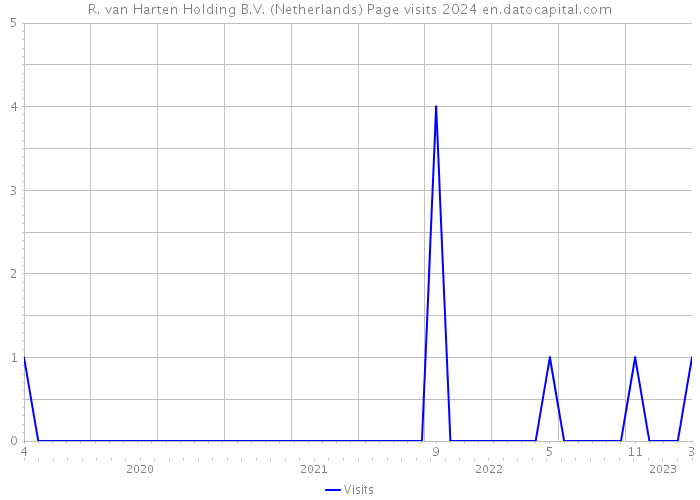 R. van Harten Holding B.V. (Netherlands) Page visits 2024 