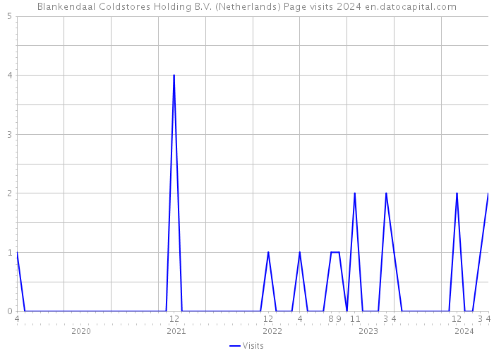 Blankendaal Coldstores Holding B.V. (Netherlands) Page visits 2024 