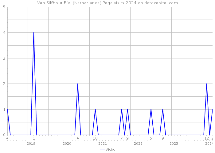 Van Silfhout B.V. (Netherlands) Page visits 2024 