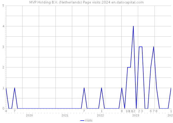 MVP Holding B.V. (Netherlands) Page visits 2024 