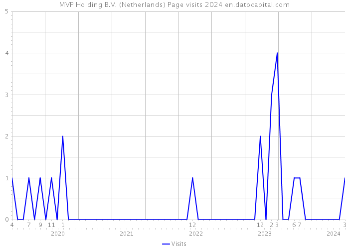 MVP Holding B.V. (Netherlands) Page visits 2024 