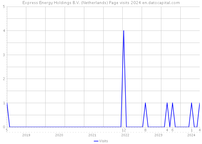 Express Energy Holdings B.V. (Netherlands) Page visits 2024 