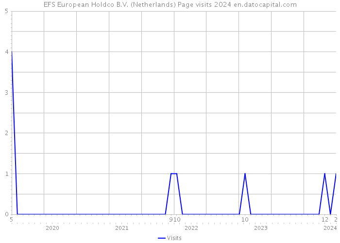 EFS European Holdco B.V. (Netherlands) Page visits 2024 