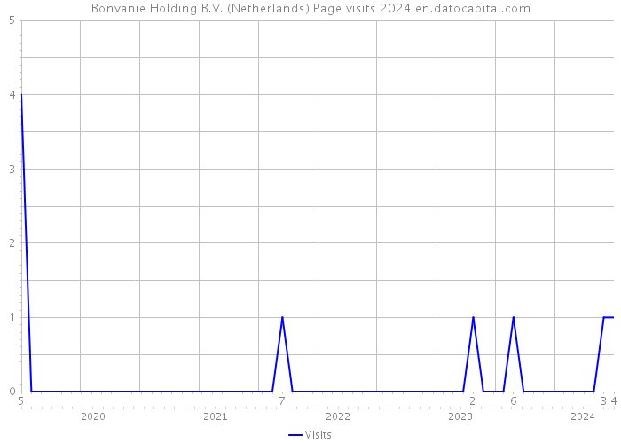 Bonvanie Holding B.V. (Netherlands) Page visits 2024 
