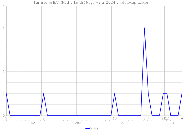 Turnstone B.V. (Netherlands) Page visits 2024 